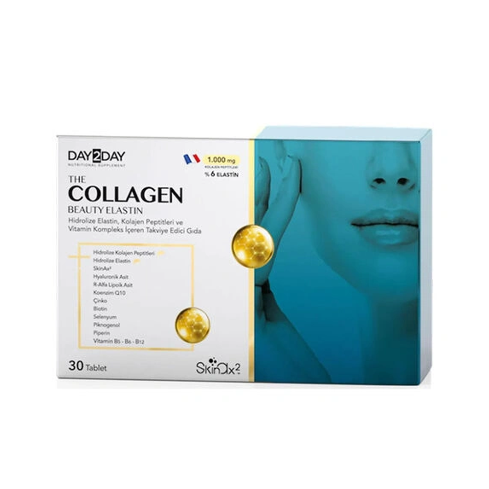 Day2Day The Collagen Beauty Elastin Takviye Edici Gıda 30 Tablet